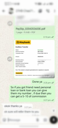 client review screenshot