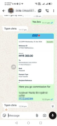 client review screenshot