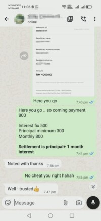 client review screenshot